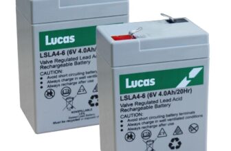2 X Lucas 6V 4AH (4.5AH) NonSpillable VRLA Sealed Lead Acid Rechargeable Battery