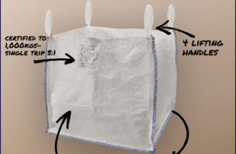 One Tonne FIBC Bulk Builders Garden Sack with Lifting Loops