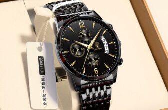 Men’s Watches Waterproof Luminous Quartz Man Watch Men’s Wristwatch Watches +BOX