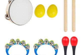 5Pcs Toddlers Musical Instrument Kids Music Toy Musical Percussion Drum Set