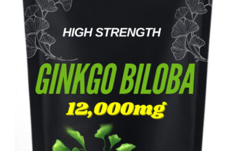 Ginkgo Biloba 12000mg Tablets Vegan Mind And Memory Circulation POTENT STRONG