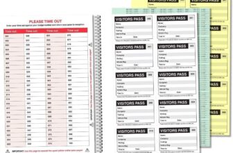 GDPR Compliant Business Visitor Book Health And Safety Refill 100 90 x 60mm