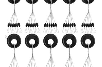 72 Small Float Stops Line Stoppers Beads Rubber Buffer Sliding Grippa Fishing