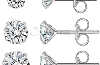 Cartilage Helix Solid 925 Sterling Silver Gold Diamond Cut Small Stud Earrings