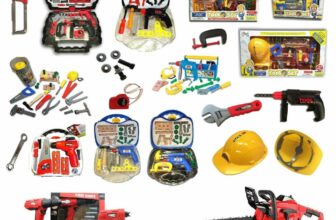 Kids Tool Set DIY Drill Chainsaw Drill Helmet Mower Pretend Play Tool Toys UK