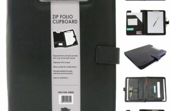 A4 Business Clipboard Portfolio Faux PU Leather Conference Document Folder File