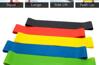 Resistance Bands Sports Exercise Loop Set Elastic Pilates Stretch Band Home Gym