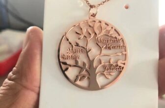 Personalized 1-7 Names Jewelry Tree of Life Necklaces Pendant For Women GiftColo