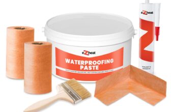 Wet Room Tanking System Kits Waterproof With Tape & Corner for Bathroom Showers