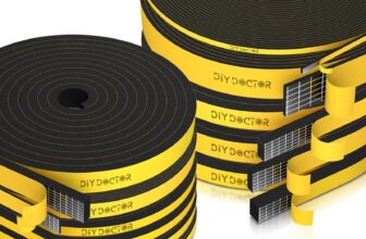 Draught Excluder Tape Strip 5M Door Window Weather Foam Seal Sticky Insulator UK