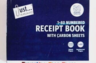 A6 RECEIPT Book – Invoice Receipt Notes Office Sales Business Home Use