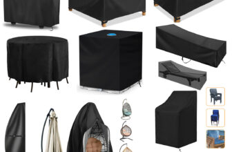 Heavy Duty Waterproof Garden Patio Furniture Cover for Rattan Table Cube Outdoor