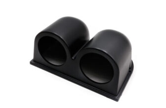 2″ 52mm Dual Hole Car Dash Gauge Pod Mount Holder Black ABS Plastic Universal