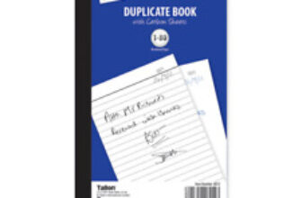 Duplicate Book  A5 Invoice Receipt 80 Pair Page Office Sales Full Size Business
