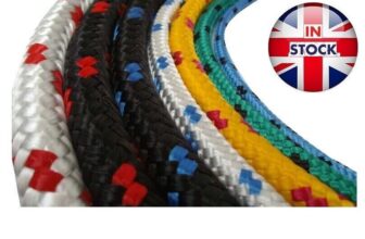 Strong Braided Polypropylene Plaited Poly Rope Cord Yacht Boat Sailing Camping