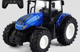 Remote Control Tractor Toy 1:24 Scale 2.4Ghz Farm Vehicle RC Tractor Kids Gifts
