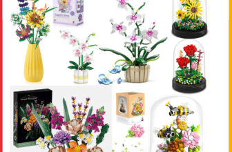 Flower Bouquet Plants Building Blocks Mini Bricks Artificial Creative Decoration