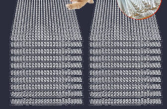 8/16/24Pcs Cat Scat Mat Spike Anti-Cat Prickle Strip Deterrent Garden Repellent