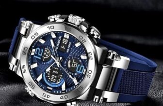 Mens Diver Sports Wristwatch Digital Analog Quartz LED Waterproof Luxury Watches