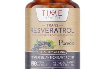 Time Health Trans Resveratrol – 180 Capsules – Super Antioxidant – Pullulan