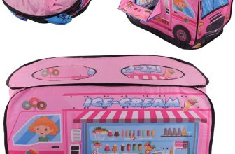 Pop Up Playhouse Ice.Cream Truck Play.Tent for Kids Gift Foldable Indoor Outdoor