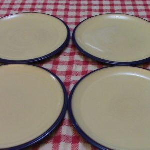 Denby Cook and dine royal blue dinner plate 10.5″ x  4