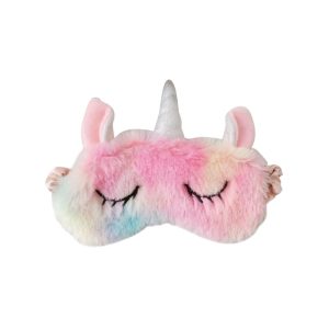 Ice Cream Unicorn Sleeping Eye Cover Mask for Women Girls Kids Home Traveling