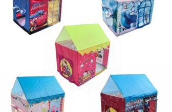 Large Baby Kids Rectangle Play Tent Spiderman Frozen Peppa Pig Hello Kitty Cars
