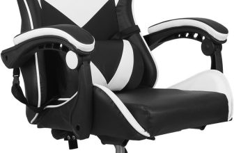 Ergonomic Leather Racing Gaming Chair Swivel Office Chair WITH 2 POINT MASSAGE