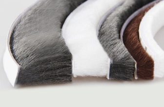 10M Self-Adhesive Draught Excluder Brush Strip Casement Door Window Seal Tape