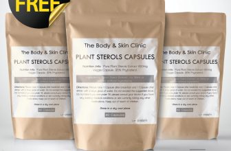 Plant Sterols 650mg 95% Phytosterol , Vegan Capsules Strong & Effective Natural