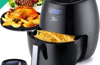 [PRELOVED] Uten 6.5L Air Fryer Oven Rapid Cooker Oil Free Healthy Frying Chips