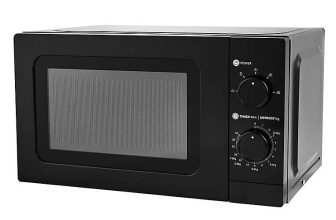 George Home GMM001B-22 Manual Microwave Oven Freestanding 17L 700w Black