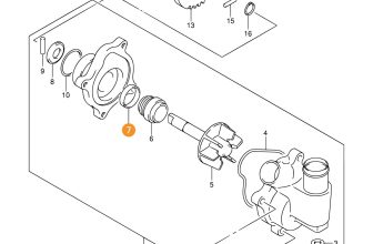 SUZUKI oil Seal (10x21x5), 09283-10004 OEM
