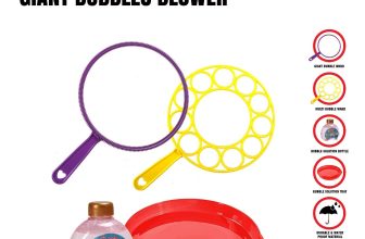 Kids Blowing Bubble Wands Garden Outdoor Fun Giant Gift Bubbles Blower Toy Kit