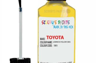 Paint For Toyota Luminous Yellow 5B5 Yaris Car Touch Up Paint