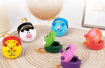 6 Animal Finger Castanets Musical Instruments Toys,Percussion Rhythm Preschool