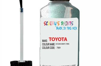 Paint For Toyota Ocean Mint 789 Corolla Car Touch Up Paint