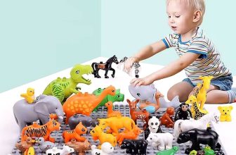 Large Brick Animals Compatible with Duplo Farm, Zoo, Woods, Wild Animals + Bikes