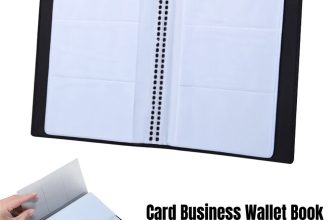 Business Name Card Book Holder Capacity 120 Cards Filing Wallet Organiser Folder