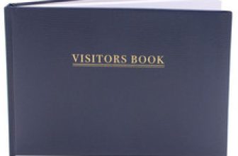 Visitor Book for Business Office Hotels Guest Houses Reception – Blue