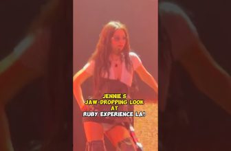 Jennie’s Jaw-Dropping Look at Ruby Experience LA! #jennie #ruby #viralvideo