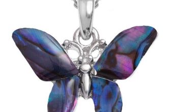 Tide: Fashion Jewellery  Pendant  Purple Shell Butterfly