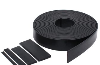 Black Solid Rubber Flat Strip Sealing Strip Thick 1/2/3/5mm Width 10/15/20-100mm
