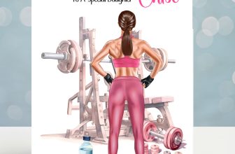 Personalised Gym Birthday Card Fitness Girls Ladies Daughter Sister Friend Niece