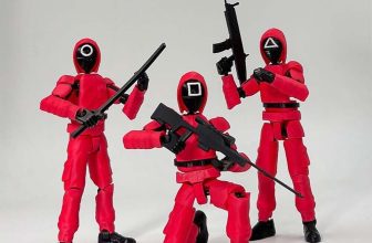 3pcs Squid Game T13 Action Figures Multi-Jointed Collectible Dolls Toys Decor UK