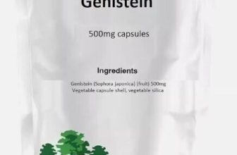 Genistein 500mg Capsules – Supports Hormonal Balance & Bone Health Eco-Friendly