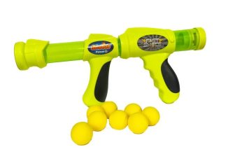 EVA Foam Ball Launcher Cannon Outdoors Kids Adults Shooting Game Activites Fun