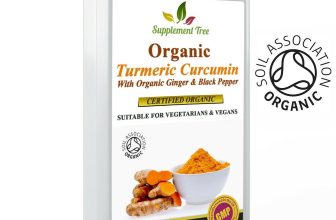 ORGANIC Turmeric Curcumin, Ginger and Black Pepper 120 Capsules – High Potency