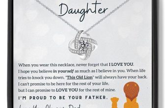 To My Beautiful Daughter Necklace with Gift Box from Dad Christmas Gifts